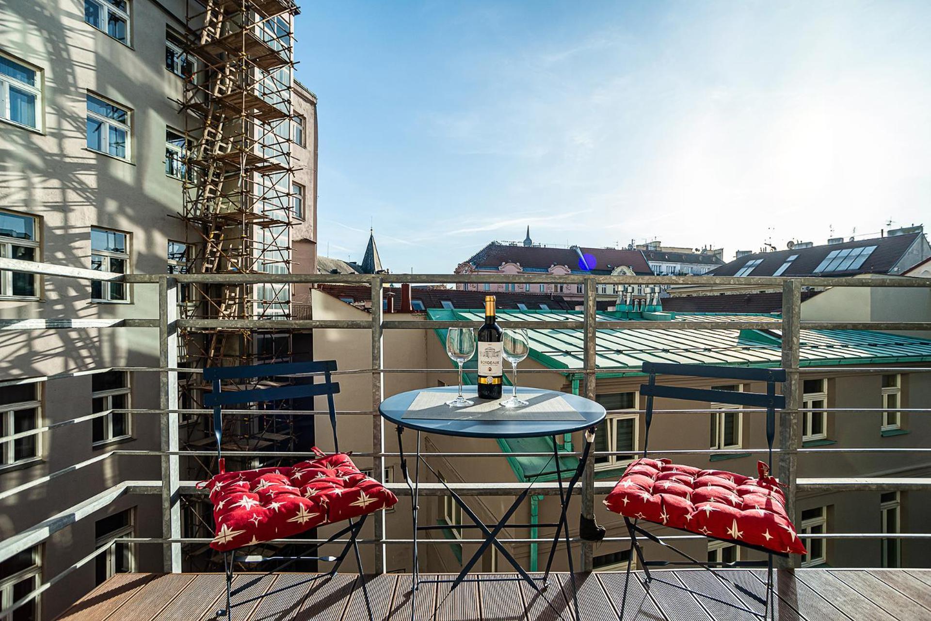 Stunning Designer With Terrace Apartment Prague